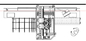 8 σύστημα έξι περιοδικών εργαλείων - πλαισιωμένος CNC τρυπώντας άξονας κεντρικού 9kw ATC