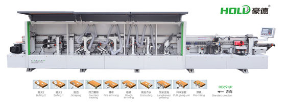 Καυτή μηχανή ζώνης ακρών κόλλας αυτόματη για τις κυψελωτές επιτροπές φύλλων αλουμινίου αργιλίου